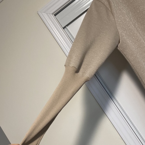 Tricot/ knotwear Invee Modest Dress Size 2 ( 8-12)  gold/sand - Picture 5 of 7